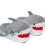 Shark Slippers Multi Cotton 1 Pair 7