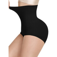 Høylivede shapewear for kvinner magekontroll truseundertøy sømløse komfortable slanketruser
