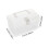 Plastic Storage Bin with Lid & Handle, Stackable, 7.68x4.13x4.33", Cute Organizer for Home/Office – 1 Pc 2