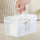 Plastic Storage Bin with Lid & Handle, Stackable, 7.68x4.13x4.33", Cute Organizer for Home/Office – 1 Pc 5
