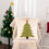 Juletrefløyelspute - Brodert sofapute, 45 5