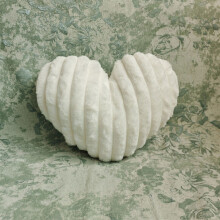 Coussin décoratif en forme de cœur à volants pour canapé de chambre, coussin mignon pour couple, poupée, A