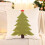 Juletrefløyelspute - Brodert sofapute, 45 1