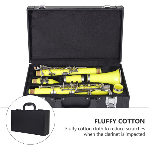 Estojo rígido para clarinete com pega suave e design elegante. 2