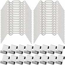 100 clips de vitrage pour serre – 50W + 50Z en acier inoxydable