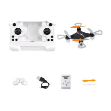 Mini Drone with 360 Stunts, Altitude Hold & LED Lights – Beginner-Friendly Indoor/Outdoor RC Drone (Black), compatible with beginners