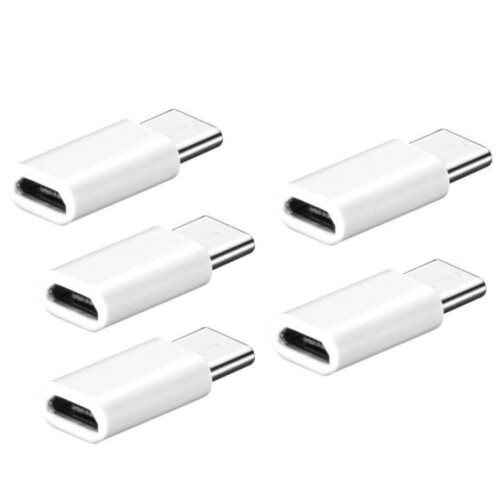 1 πακέτο προσαρμογέα φόρτισης δεδομένων USB-C Type-C σε Micro USB για συμβατότητα με 1