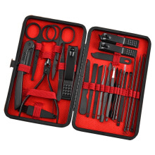 24Pcs Manicure Set Professional Pedicure Kit Nail Clippers Kit Nail Care Tools Grooming Kit With Luxurious Upgraded Travel Case