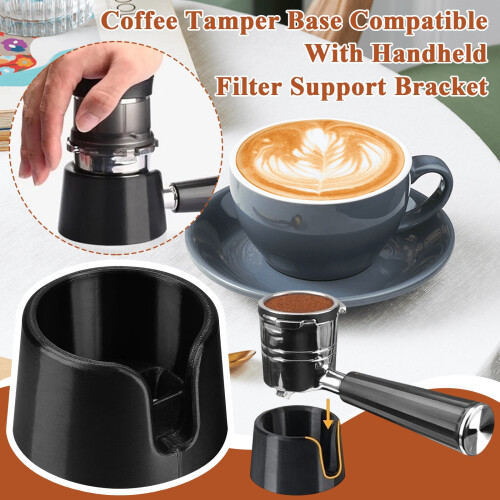 Base antiderrapante para compactador de café para cafeteira expresso de 8,8 cm (3,46 polegadas)