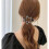 Presilhas de cabelo vintage com flor dupla e strass (5 peças) 6