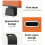 Car Seat Back Storage Box 3-in-1 with Cup Holder Tissue 5