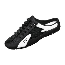 Zapatillas tipo mule sin cordones para hombre, antideslizantes y cómodas.