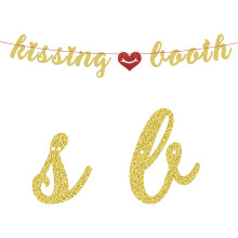 Valentijnsdag hartvormige banner feestdecoratie 1 stuk