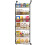 Porte-épices magnétique pour cuisinière, 76 cm, blanc mat 1