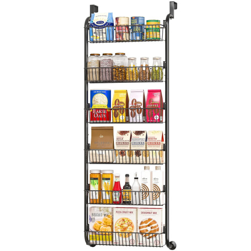Porte-épices magnétique pour cuisinière, 76 cm, blanc mat
