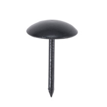 Schwarze Polsternägel mit rundem Kopf, Metallnägel, 10–100 Stück