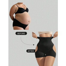 Cinta modeladora feminina de cintura alta para controle abdominal e levantamento de quadril, tamanho G