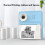 Educational Print Camera Kids 3 Rolls Paper Blue 17
