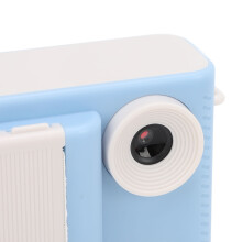 Educational Print Camera Kids 3 Rolls Paper Blue