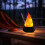 Falsk peislampe USB oppladbar LED-lys 3-modus 6