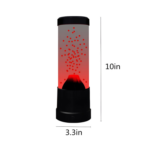 HIBIBUD Volcano Lava Lamp USB/Battery Night Light 2
