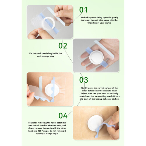 Waterproof Breathable Navel Hernia Patch Belt for Swimming, 10cm 2
