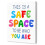Tablou pe pânză Safe Space – Decor calmant pentru sănătate mintală 1