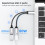 Διαχωριστής USB-C για φόρτιση και δεδομένα, Συμβατό με iPhone15, Galaxy S21, Pixel4, OnePlus — 6