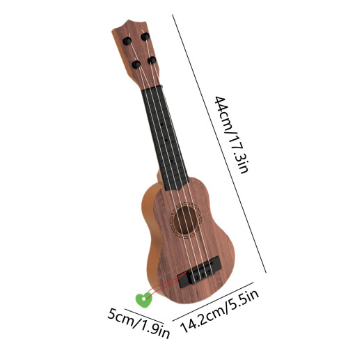 Παιδική κιθάρα Ukulele, μίνι παιχνίδι κιθάρας 4 χορδών για ηλικίες 1-4 ετών, 2