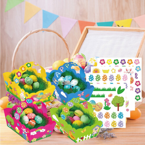 Osterhasen-Eier-Gastgeschenktüten, 8er-Set