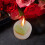 Vela de té con forma de corazón perfumada para San Valentín en vaso transparente, 4