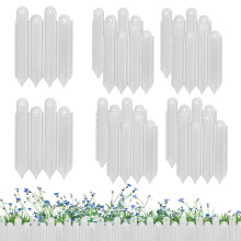 Lawn Edging Set of 10, Interlocking Landscape Borders for Garden, Flower Bed, Patio & Vegetable Patch – Compatible with Standard Tools