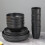 16-Piece Black Plastic Dinnerware Set – Microwave-Safe 2