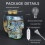 Θερμαντήρας κεριού Rainbow Skull με χρονοδιακόπτη και λάμπα – Ηλεκτρικός αρωματικός 5