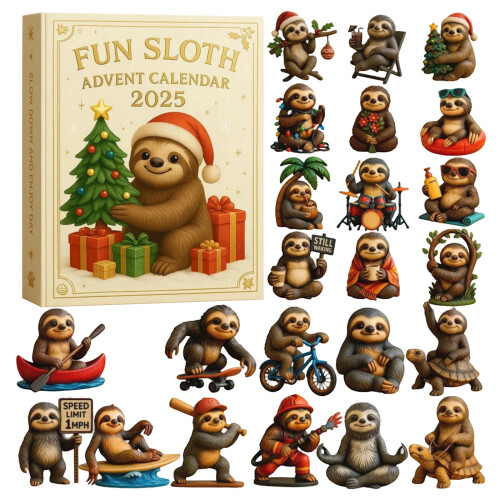 Calendar de Advent Leneș 2025 – 24 Decorative Preumplute