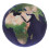 Διακοσμητικά βελούδινα μαξιλάρια 4Sphere Globe Pillow για αίθουσες διδασκαλίας και 4