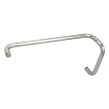 Ensemble porte-serviettes avec poignée coulissante - Poignée de 20 cm et barre porte-serviettes de 45 cm - Série BM - Laiton massif - Sans