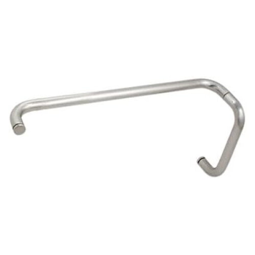 Messing trekhendel en handdoekstang combinatie 8" + 18"
