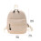 Damen-Reiserucksack, einfarbig, Nylon, 30 l 2