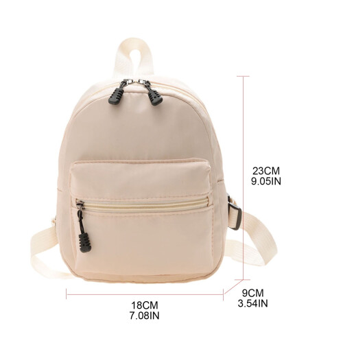 Damen-Reiserucksack, einfarbig, Nylon, 30 l 1