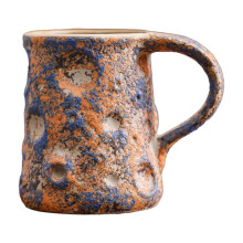 Glazed Cloud And Moon Mug Ceramic Coffee Cup For Hot Chocolate Comfortable Handle Drinkware
