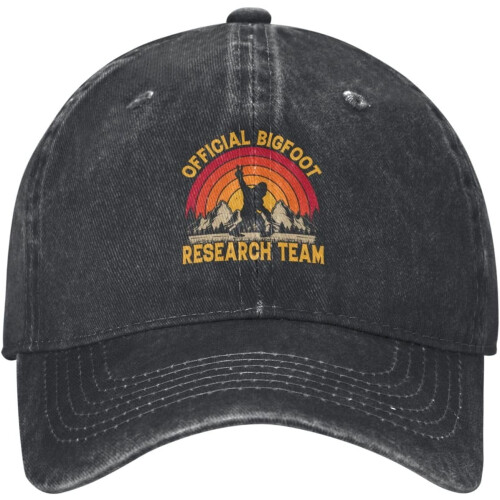Επίσημο καπέλο μπέιζμπολ Bigfoot Research Team για γυναίκες και άνδρες, vintage πλυμένα καπέλα 1