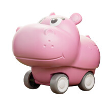 Voiture jouet hippopotame à rétrofriction pour les enfants de 1 à 5 ans, idéale pour Noël ou un anniversaire – Compatible avec les circuits de