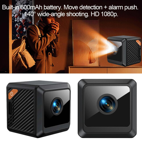 Κρυφή κάμερα Mini1080P WiFi με ανίχνευση κίνησης, νυχτερινή όραση, μαγνητική βάση, 2