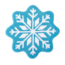 Chłonny dywanik łazienkowy w kształcie płatka śniegu, w kolorze nie czerwonym, dywanik prysznicowy, mata pod drzwi wejściowe, dywan na zimę,