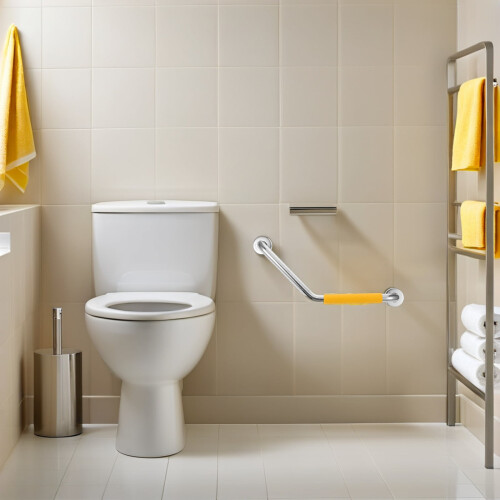 Bathroom Grab Rails with Silicone Grip 2 Pack 2