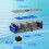 Filtre d'aquarium suspendu double progressif en plastique 3