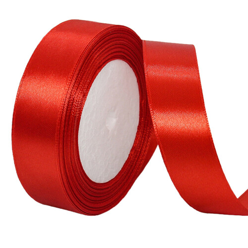 Σατέν Κορδέλα 72ft x 1in – Φιογκάκια Μαλλιών DIY, Μπουκέτα με Λουλούδια, Συσκευασία