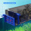Filtre d'aquarium suspendu double progressif en plastique 8
