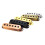 Professionell gitarrhalspickup metallskal halspickupskydd gitarrpickuplock gitarrljudförbättring metalltextur 6